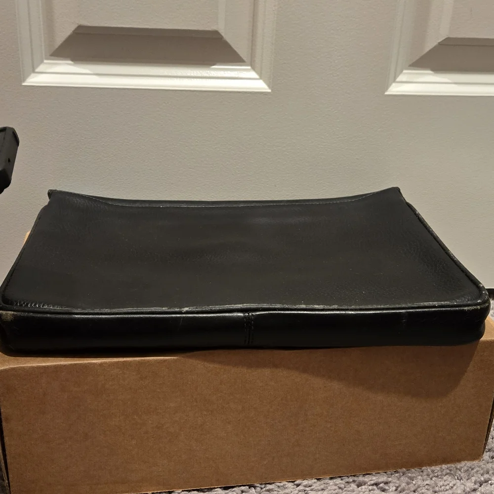 Black Leather Men's Bag